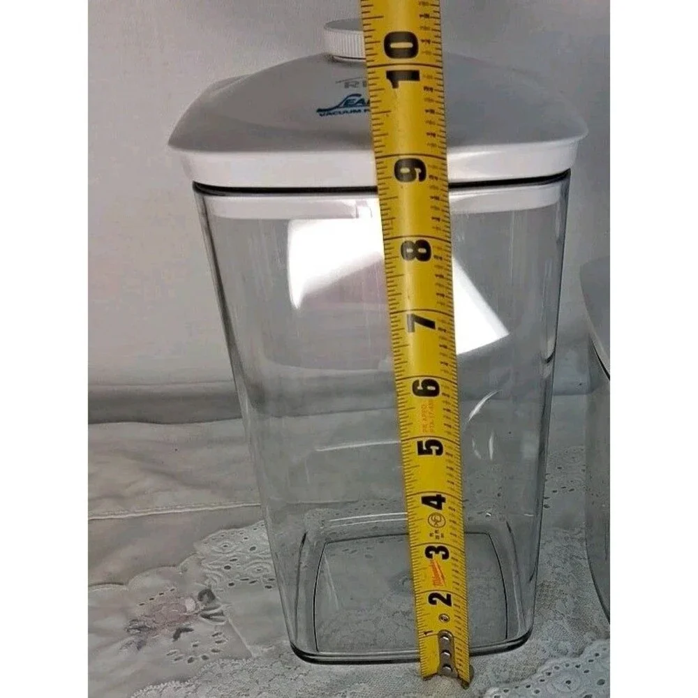 Rival Seal-A-Meal 3 Canisters 3 Lids Hose Sealer Accessory Kit Used Prepper